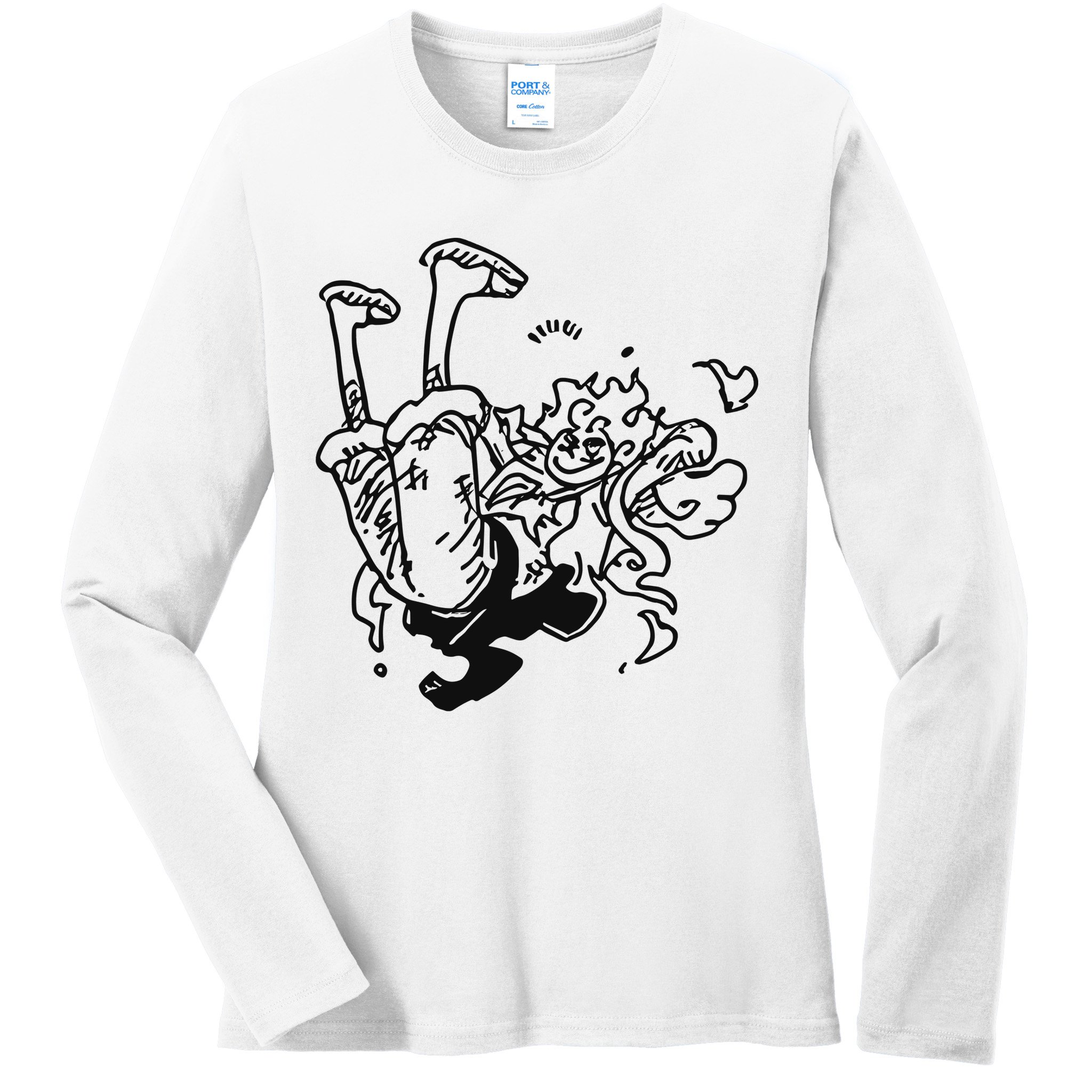 Onepiecedaiiys Gear 5 Floating In Air Essential Ladies Long Sleeve Shirt