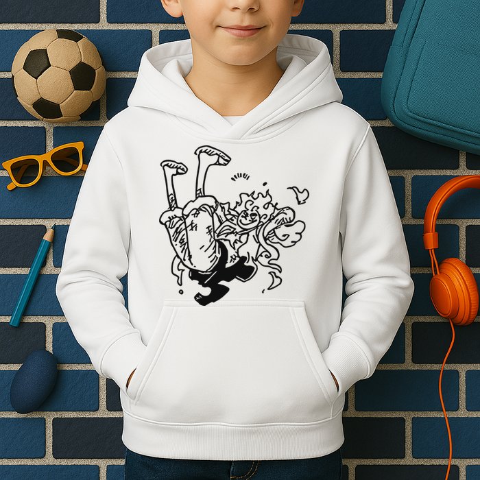 Onepiecedaiiys Gear 5 Floating In Air Essential Kids Hoodie