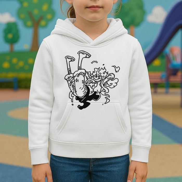 Onepiecedaiiys Gear 5 Floating In Air Essential Kids Hoodie