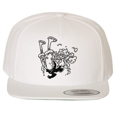 Onepiecedaiiys Gear 5 Floating In Air Essential Wool Snapback Cap