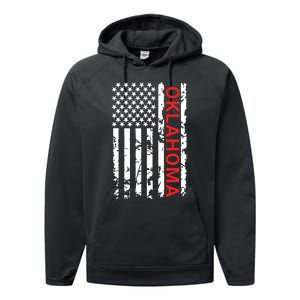 Oklahoma Gift And Women Performance Fleece Hoodie