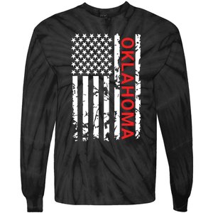 Oklahoma Gift And Women Tie-Dye Long Sleeve Shirt