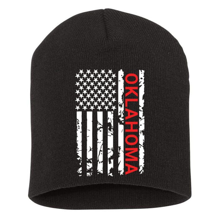 Oklahoma Gift And Women Short Acrylic Beanie