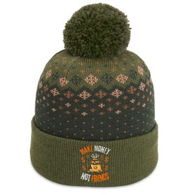 Olive Green And Orange The Baniff Cuffed Pom Beanie