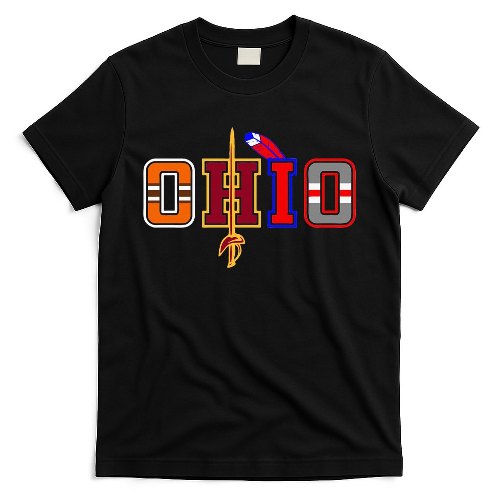 Ohio Gifts and DressedForDuty Ohio Black Small T-Shirt