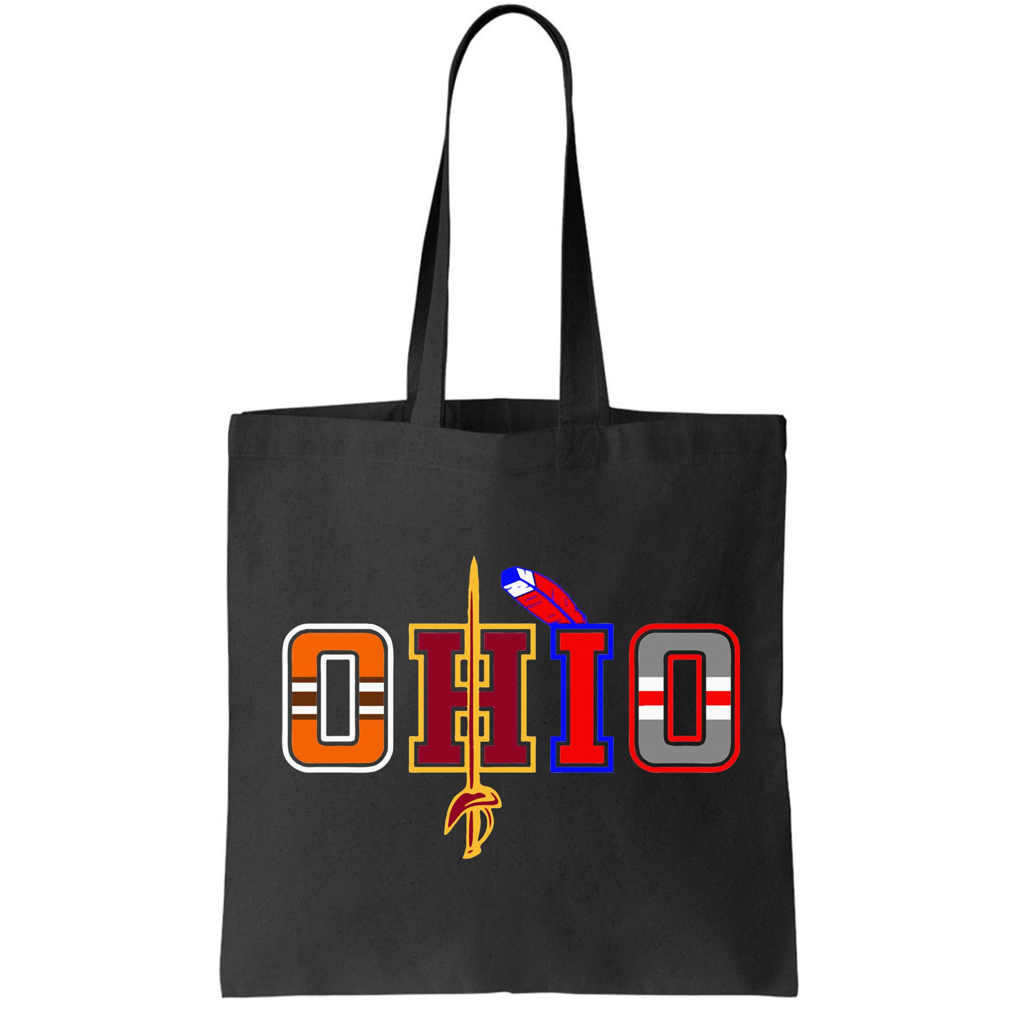 Ohio Gifts and DressedForDuty Ohio Black Small Bag