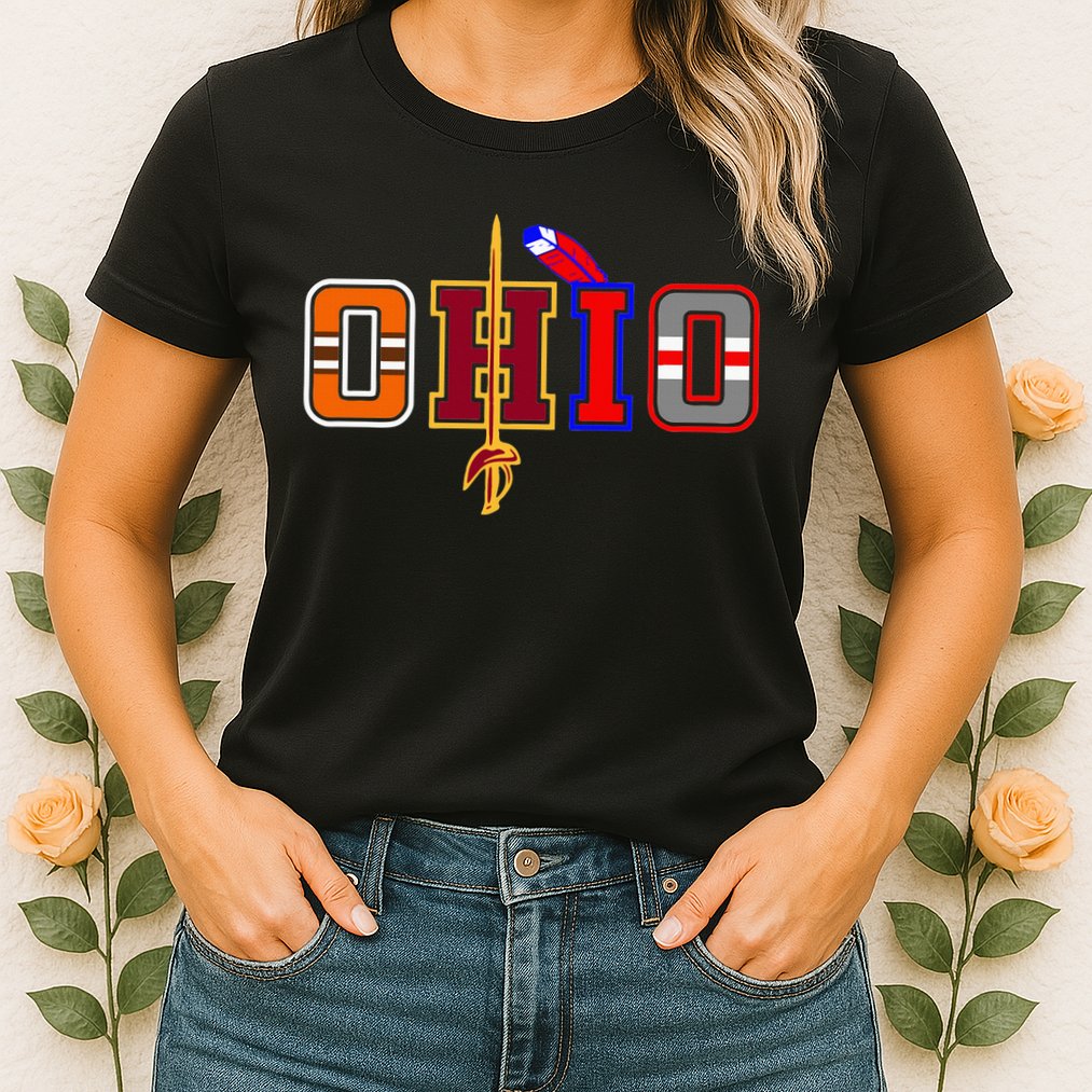 Ohio Gifts and DressedForDuty Ohio Black Small Womens T-Shirt