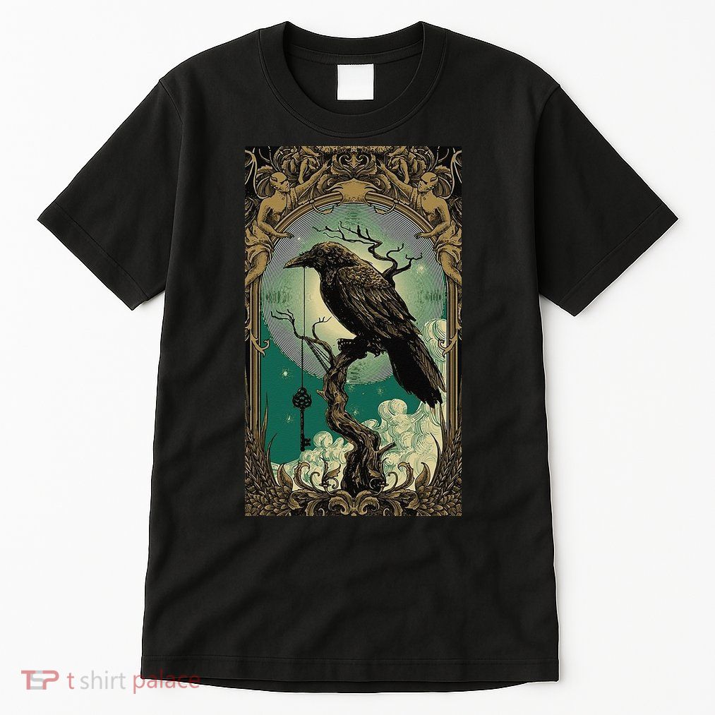 Occult Gothic Aesthetic Esoteric Crow Witchcraft Mysticism Tall T-Shirt