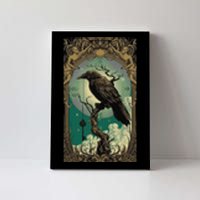 Occult Gothic Aesthetic Esoteric Crow Witchcraft Mysticism Canvas