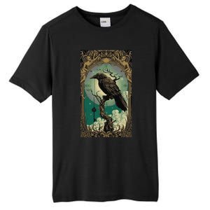 Occult Gothic Aesthetic Esoteric Crow Witchcraft Mysticism Tall Fusion ChromaSoft Performance T-Shirt