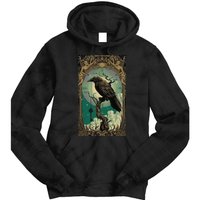 Occult Gothic Aesthetic Esoteric Crow Witchcraft Mysticism Tie Dye Hoodie