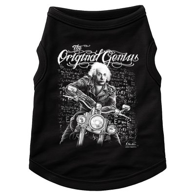 Original Genius Albert Einstein Biker Doggie Tank