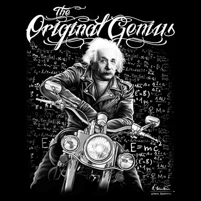 Original Genius Albert Einstein Biker Bucket Hat