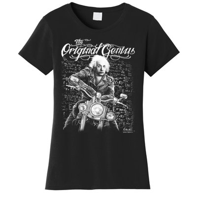 Original Genius Albert Einstein Biker Women's T-Shirt