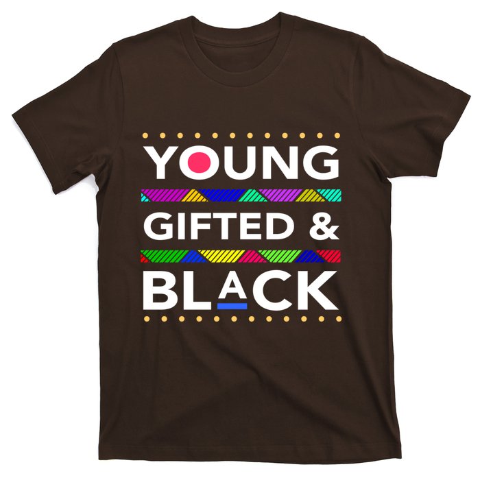 Oung Gifted Black Black Girl Magic And Black History Month T-Shirt