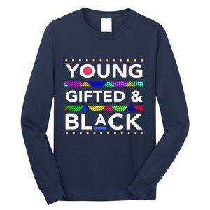 Oung Gifted Black Black Girl Magic And Black History Month Long Sleeve Shirt