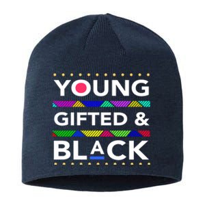 Oung Gifted Black Black Girl Magic And Black History Month Sustainable Beanie