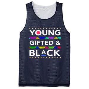 Oung Gifted Black Black Girl Magic And Black History Month Mesh Reversible Basketball Jersey Tank