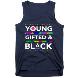 Oung Gifted Black Black Girl Magic And Black History Month Tank Top