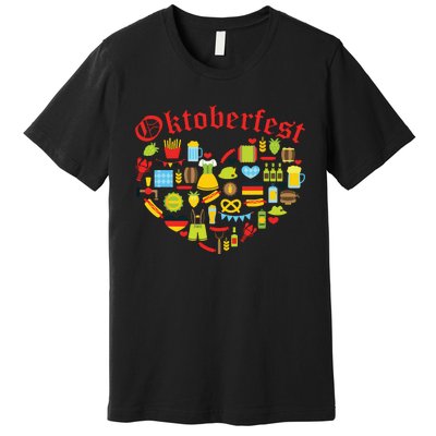 Oktoberfest German Bavarian Women Beer Fest Premium T-Shirt