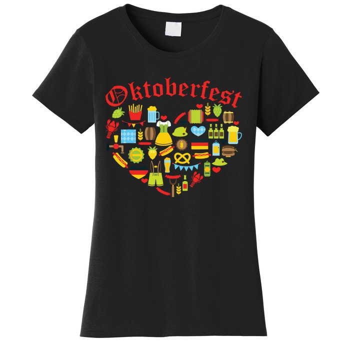 Oktoberfest German Bavarian Women Beer Fest Women's T-Shirt