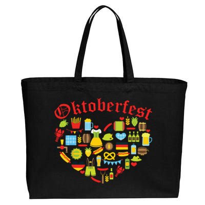 Oktoberfest German Bavarian Women Beer Fest Cotton Canvas Jumbo Tote