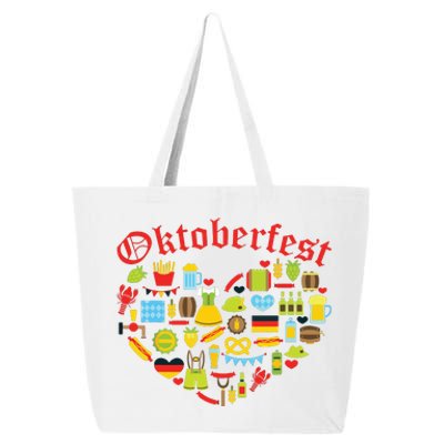 Oktoberfest German Bavarian Women Beer Fest 25L Jumbo Tote