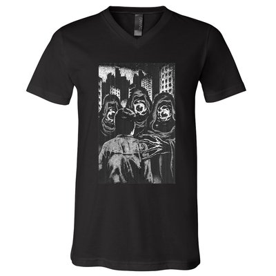 Occult Gothic Black Metal Dark Aesthetic Goth V-Neck T-Shirt
