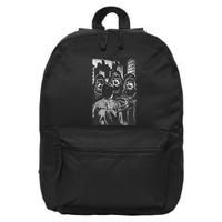 Occult Gothic Black Metal Dark Aesthetic Goth 16 in Basic Backpack