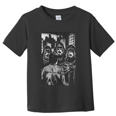 Occult Gothic Black Metal Dark Aesthetic Goth Toddler T-Shirt