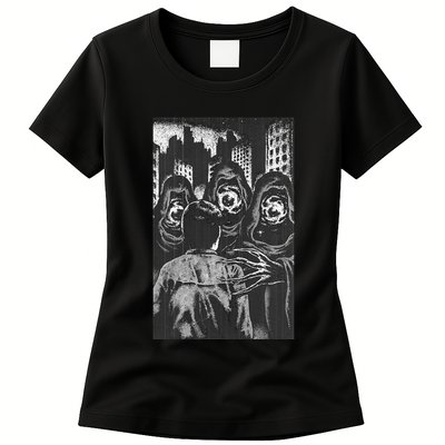 Occult Gothic Black Metal Dark Aesthetic Goth Womens T-Shirt