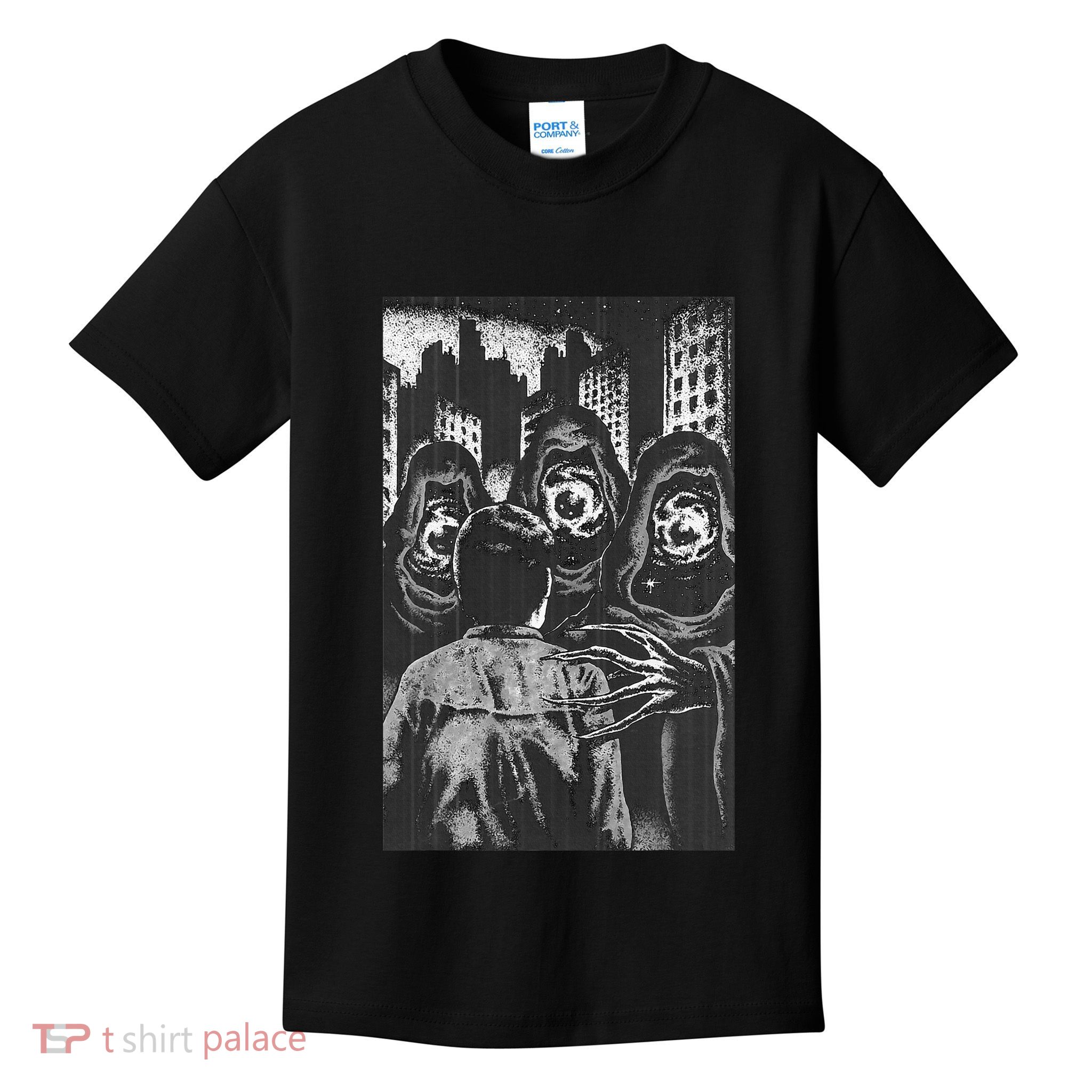 Occult Gothic Black Metal Dark Aesthetic Goth Kids T-Shirt