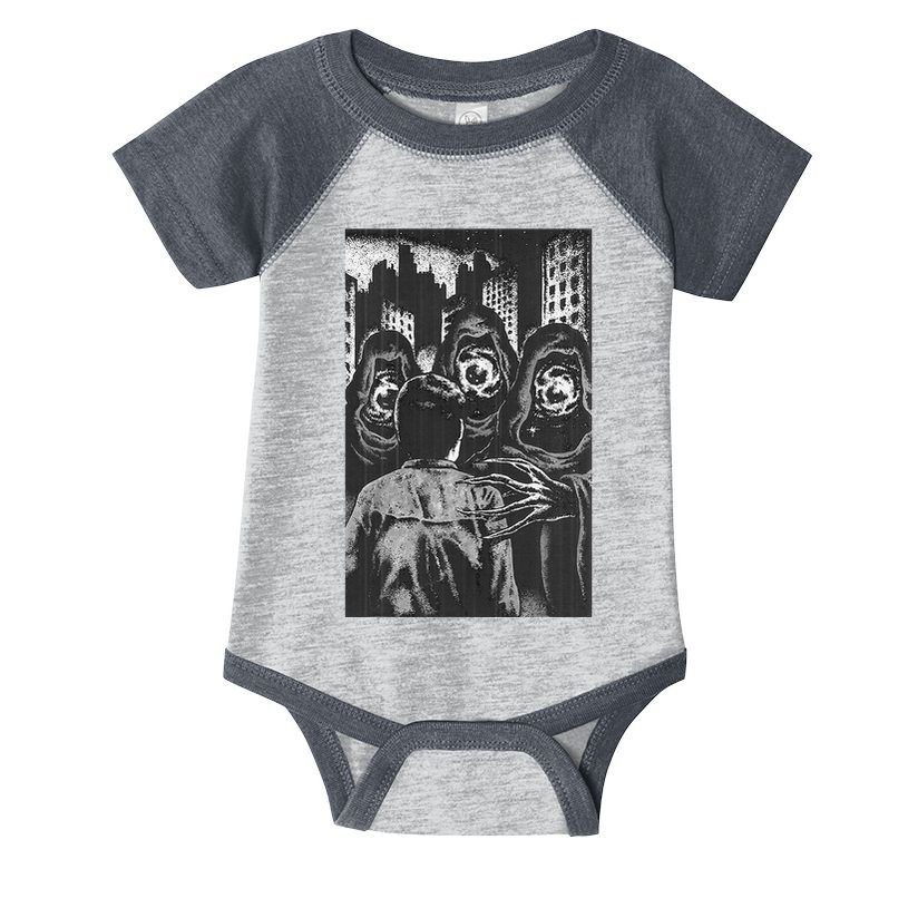 Occult Gothic Black Metal Dark Aesthetic Goth Infant Baby Jersey Bodysuit