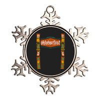 Oktoberfest German Bavarian Metallic Star Ornament