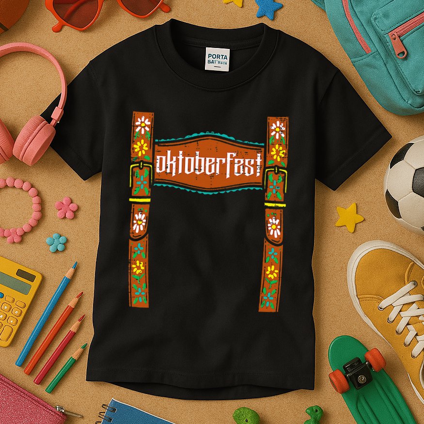 Oktoberfest German Bavarian Kids T-Shirt