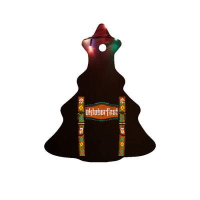 Oktoberfest German Bavarian Ceramic Tree Ornament