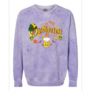 Oktoberfest German Beer Festival October Colorblast Crewneck Sweatshirt