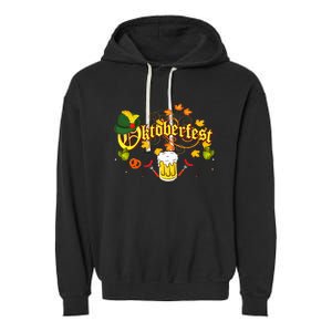 Oktoberfest German Beer Festival October Garment-Dyed Fleece Hoodie