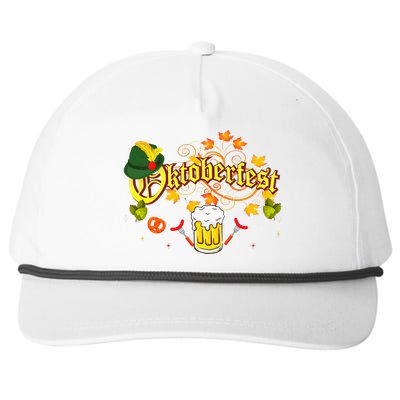 Oktoberfest German Beer Festival October Snapback Five-Panel Rope Hat