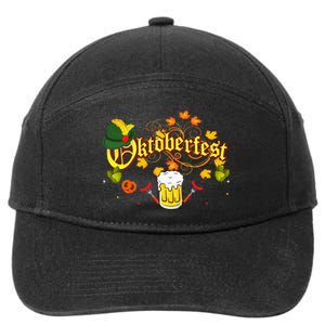 Oktoberfest German Beer Festival October 7-Panel Snapback Hat