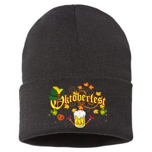 Oktoberfest German Beer Festival October Sustainable Knit Beanie