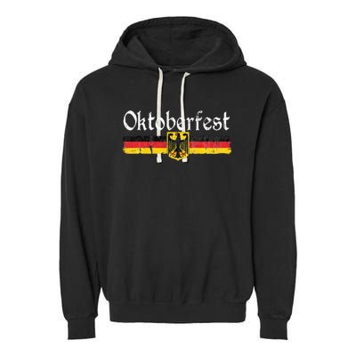 Oktoberfest German Beer German Flag Sweat Garment-Dyed Fleece Hoodie