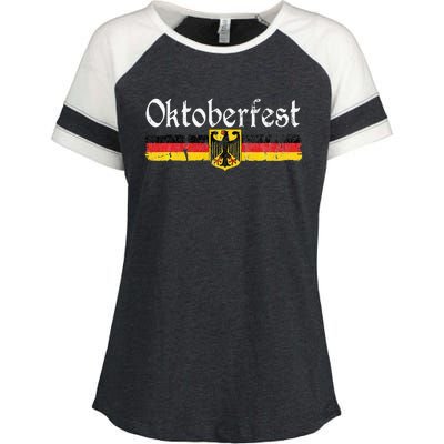 Oktoberfest German Beer German Flag Sweat Enza Ladies Jersey Colorblock Tee