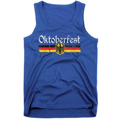 Oktoberfest German Beer Vintage German Flag Tank Top