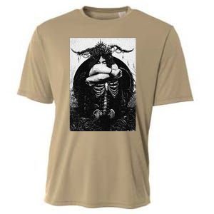 Occult Gothic Black Metal Dark Aesthetic Goth Cooling Performance Crew T-Shirt