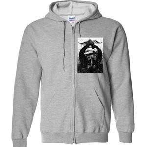 Occult Gothic Black Metal Dark Aesthetic Goth Full Zip Hoodie