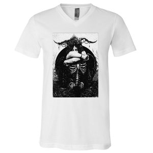 Occult Gothic Black Metal Dark Aesthetic Goth V-Neck T-Shirt