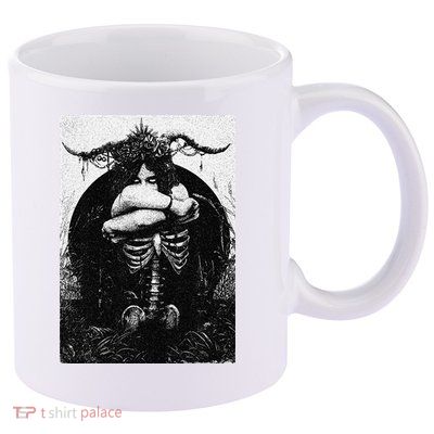 Occult Gothic Black Metal Dark Aesthetic Goth 11oz C Handle Ceramic Mug