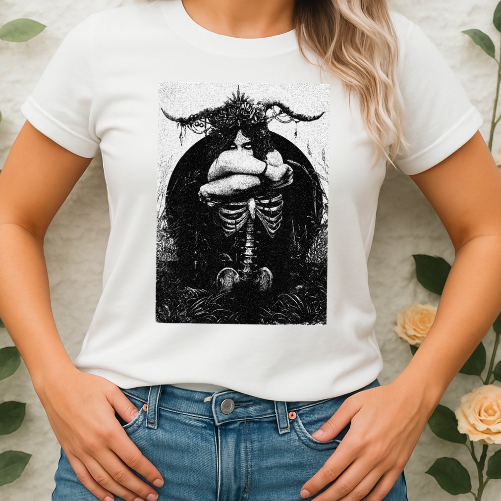 Occult Gothic Black Metal Dark Aesthetic Goth Womens T-Shirt