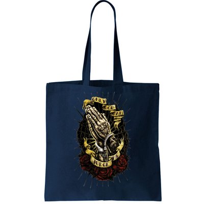 Only God Can Judge Me Pray Swag Cool Tote Bag